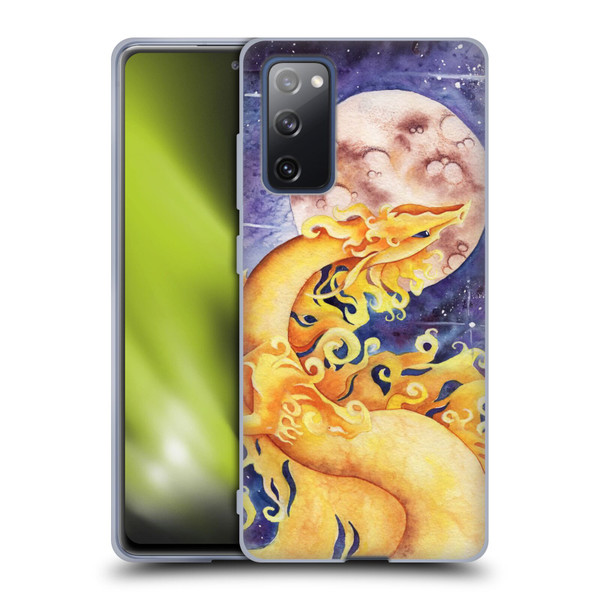 Carla Morrow Dragons Golden Sun Dragon Soft Gel Case for Samsung Galaxy S20 FE / 5G