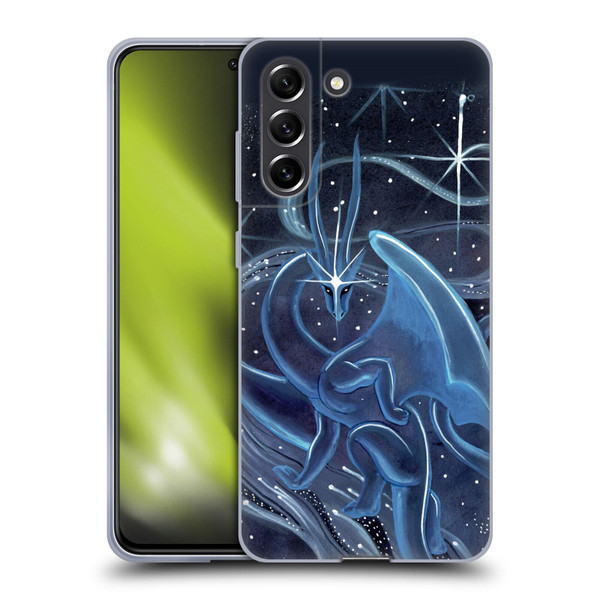 Carla Morrow Dragons I Shall Guide You Soft Gel Case for Samsung Galaxy S21 FE 5G