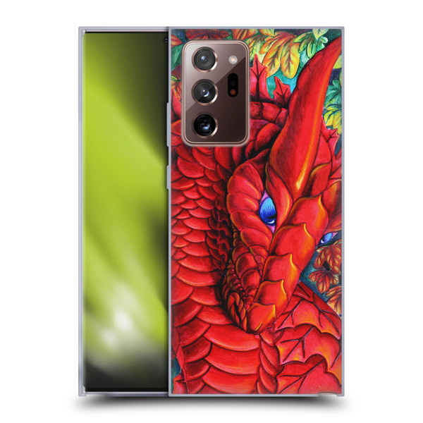 Carla Morrow Dragons Red Autumn Dragon Soft Gel Case for Samsung Galaxy Note20 Ultra / 5G
