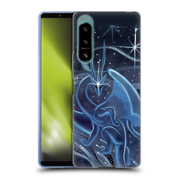 Carla Morrow Dragons I Shall Guide You Soft Gel Case for Sony Xperia 5 IV