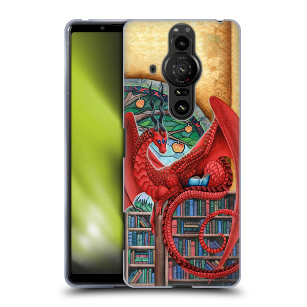 Carla Morrow Dragons Gateway Of Knowledge Soft Gel Case for Sony Xperia Pro-I