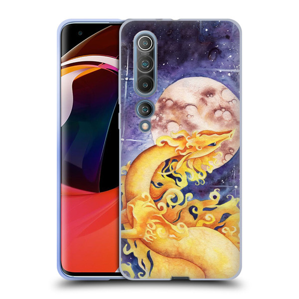 Carla Morrow Dragons Golden Sun Dragon Soft Gel Case for Xiaomi Mi 10 5G / Mi 10 Pro 5G