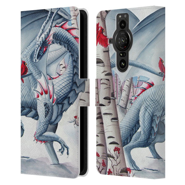 Carla Morrow Dragons Lady Of The Forest Leather Book Wallet Case Cover For Sony Xperia Pro-I