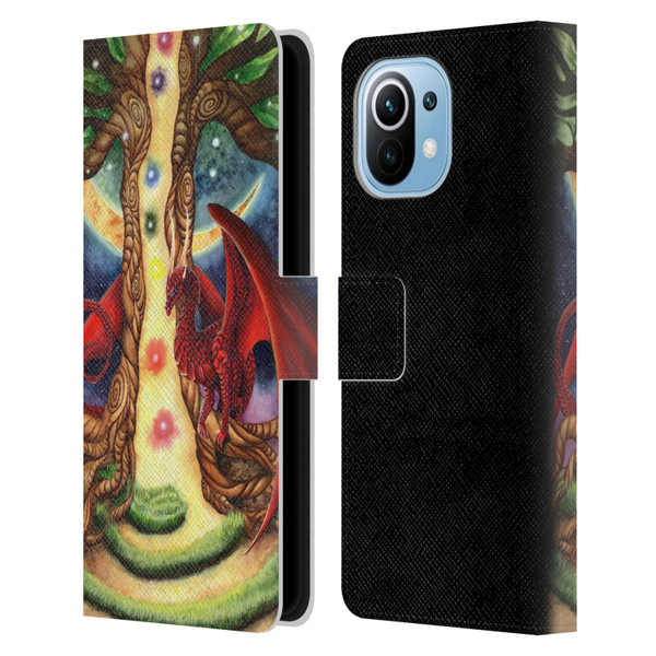 Carla Morrow Dragons Gateway Of Awakening Leather Book Wallet Case Cover For Xiaomi Mi 11
