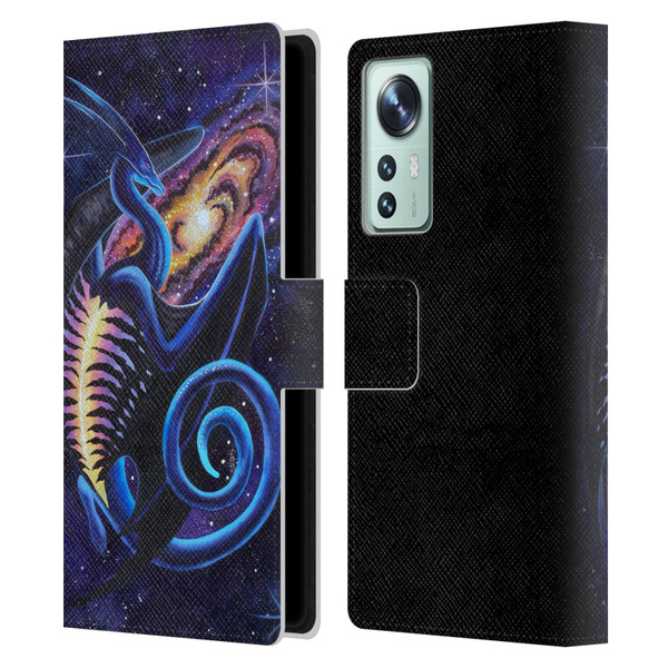 Carla Morrow Dragons Galactic Entrancement Leather Book Wallet Case Cover For Xiaomi 12