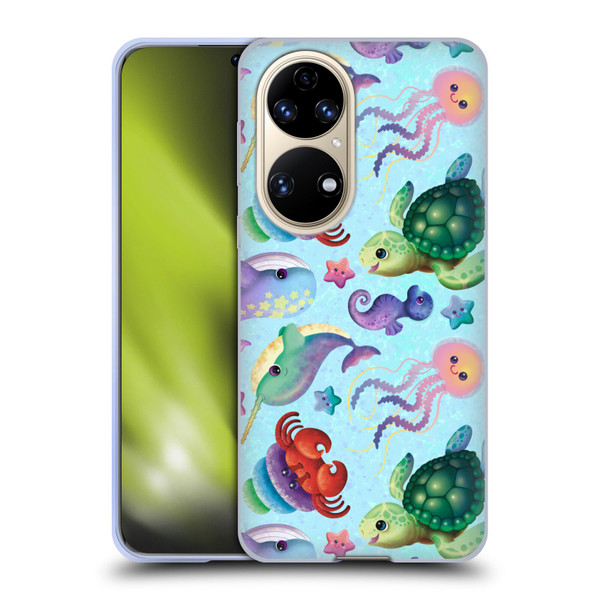 Carla Morrow Patterns Sea Life Soft Gel Case for Huawei P50