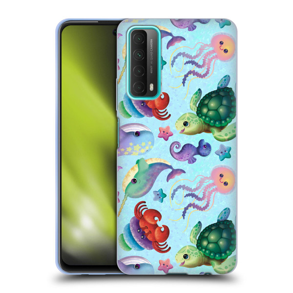 Carla Morrow Patterns Sea Life Soft Gel Case for Huawei P Smart (2021)