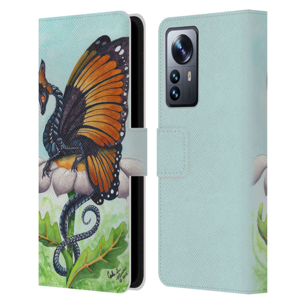 Carla Morrow Dragons The Monarch Leather Book Wallet Case Cover For Xiaomi 12 Pro