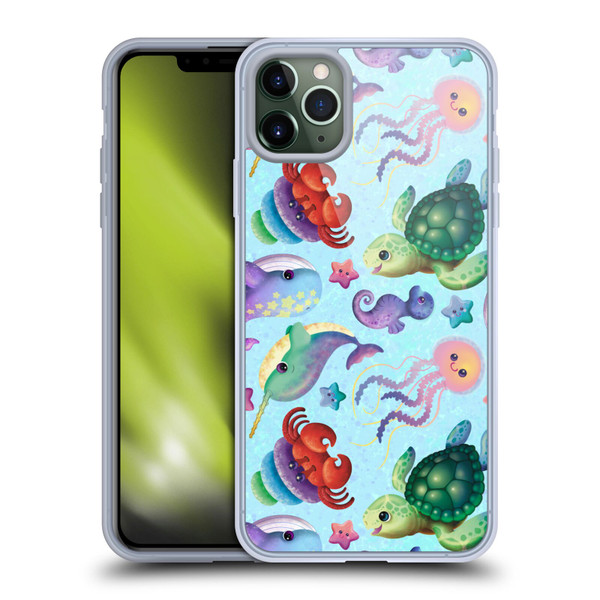 Carla Morrow Patterns Sea Life Soft Gel Case for Apple iPhone 11 Pro Max