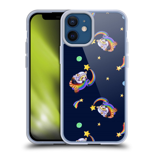 Carla Morrow Patterns Red Panda Soft Gel Case for Apple iPhone 12 Mini