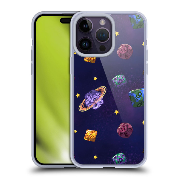 Carla Morrow Patterns Dice Numbers Soft Gel Case for Apple iPhone 14 Pro Max