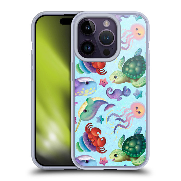 Carla Morrow Patterns Sea Life Soft Gel Case for Apple iPhone 14 Pro