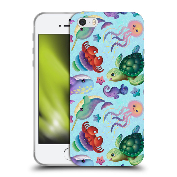 Carla Morrow Patterns Sea Life Soft Gel Case for Apple iPhone 5 / 5s / iPhone SE 2016
