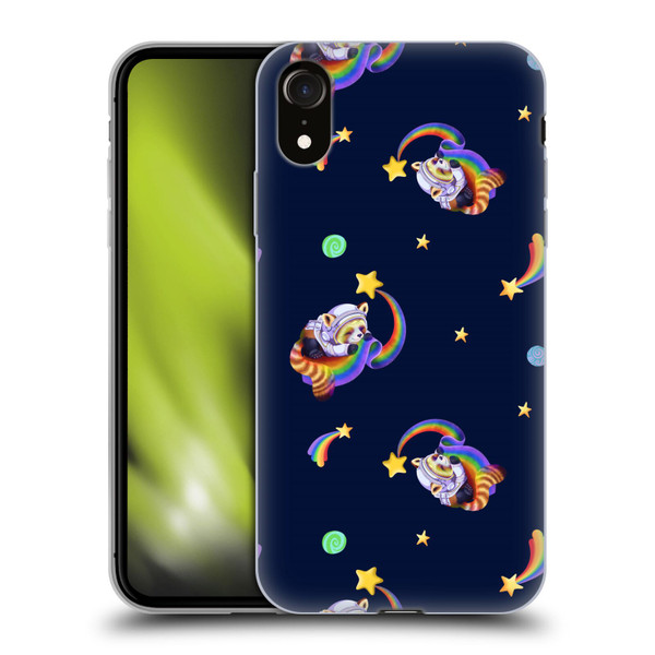 Carla Morrow Patterns Red Panda Soft Gel Case for Apple iPhone XR