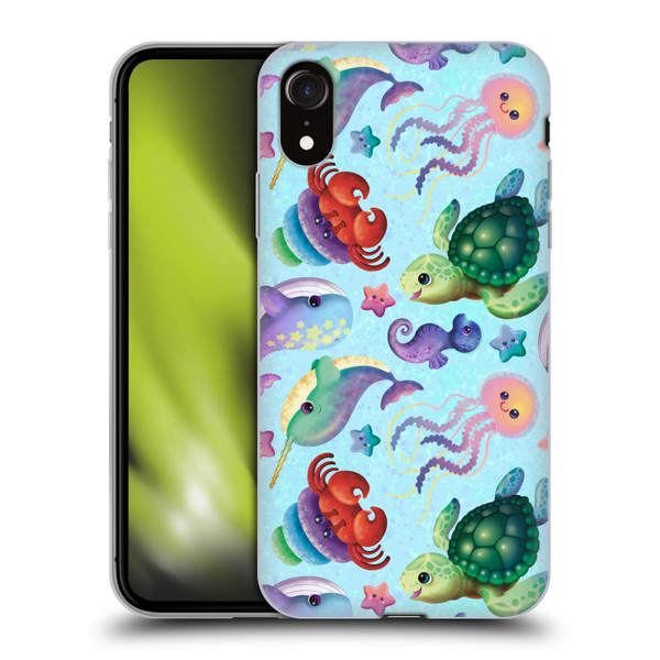 Carla Morrow Patterns Sea Life Soft Gel Case for Apple iPhone XR