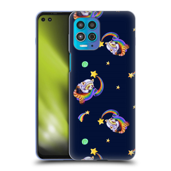 Carla Morrow Patterns Red Panda Soft Gel Case for Motorola Moto G100
