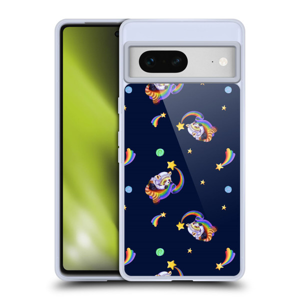 Carla Morrow Patterns Red Panda Soft Gel Case for Google Pixel 7