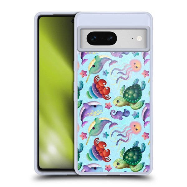 Carla Morrow Patterns Sea Life Soft Gel Case for Google Pixel 7