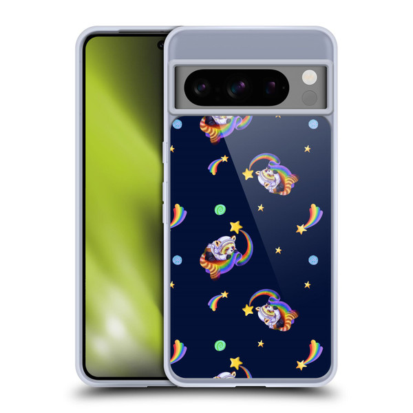 Carla Morrow Patterns Red Panda Soft Gel Case for Google Pixel 8 Pro