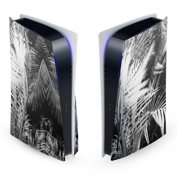 Dorit Fuhg Art Mix Palm Leaves Vinyl Sticker Skin Decal Cover for Sony PS5 Disc Edition Console