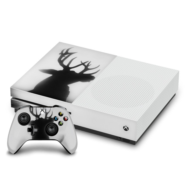 Dorit Fuhg Art Mix Deer Vinyl Sticker Skin Decal Cover for Microsoft One S Console & Controller