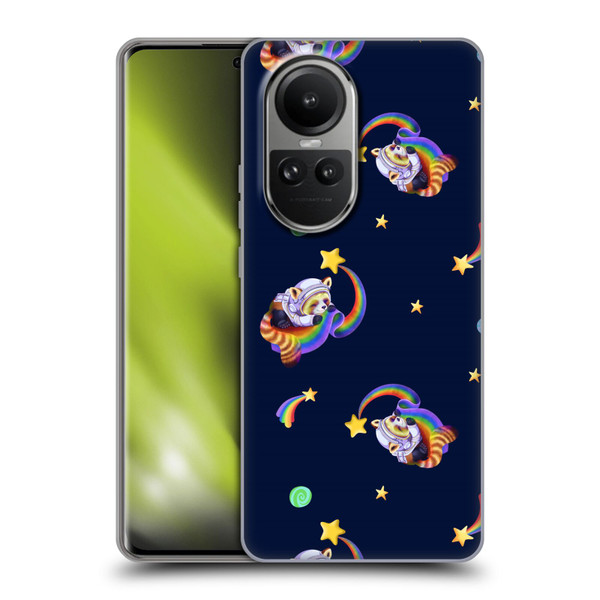 Carla Morrow Patterns Red Panda Soft Gel Case for OPPO Reno10 5G / Reno10 Pro 5G