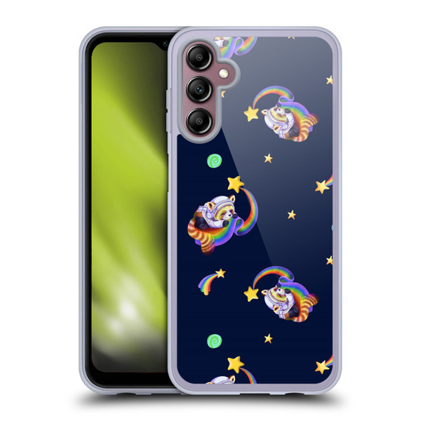 Carla Morrow Patterns Red Panda Soft Gel Case for Samsung Galaxy A14 5G