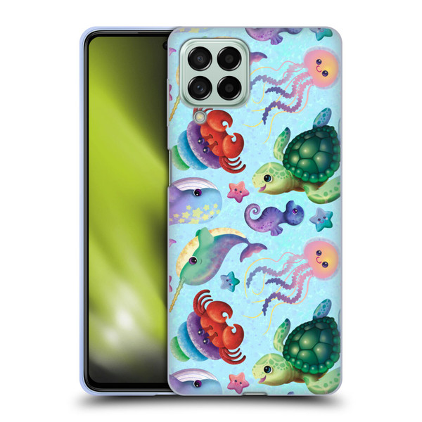 Carla Morrow Patterns Sea Life Soft Gel Case for Samsung Galaxy M53 (2022)