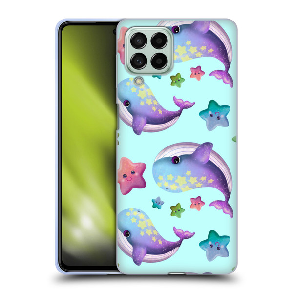 Carla Morrow Patterns Whale And Starfish Soft Gel Case for Samsung Galaxy M53 (2022)
