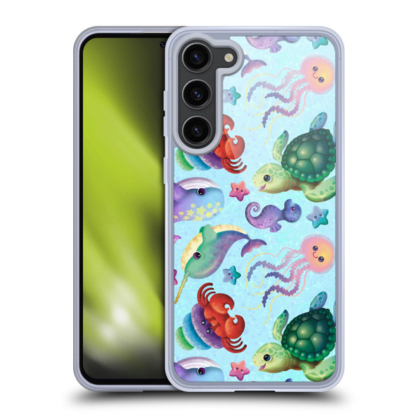 Carla Morrow Patterns Sea Life Soft Gel Case for Samsung Galaxy S23+ 5G