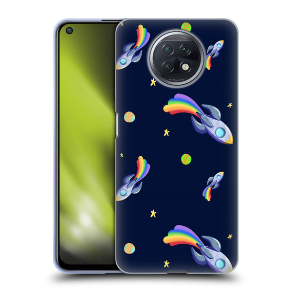 Carla Morrow Patterns Rocketship Soft Gel Case for Xiaomi Redmi Note 9T 5G