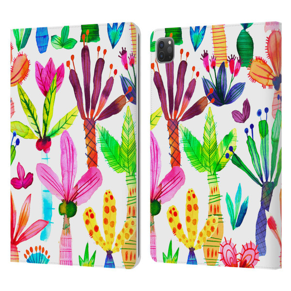 Ninola Summer Patterns Palms Garden Leather Book Wallet Case Cover For Apple iPad Pro 11 2020 / 2021 / 2022