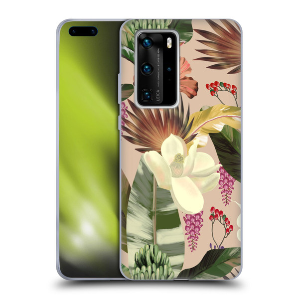 Anis Illustration Graphics New Tropicals Soft Gel Case for Huawei P40 Pro / P40 Pro Plus 5G