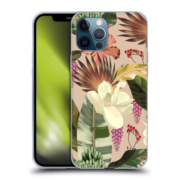 Anis Illustration Graphics New Tropicals Soft Gel Case for Apple iPhone 12 Pro Max