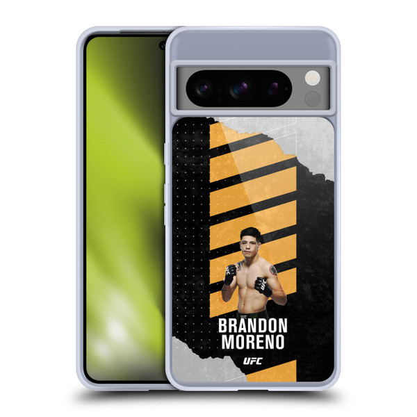 UFC Brandon Moreno Fight Card Soft Gel Case for Google Pixel 8 Pro