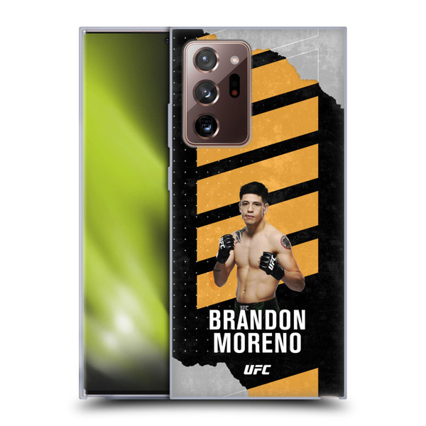 UFC Brandon Moreno Fight Card Soft Gel Case for Samsung Galaxy Note20 Ultra / 5G