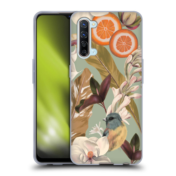 Anis Illustration Graphics New Tropical Pink Soft Gel Case for OPPO Find X2 Lite 5G