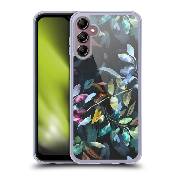 Ninola Botanical Patterns Watercolor Mystic Leaves Soft Gel Case for Samsung Galaxy A14 5G