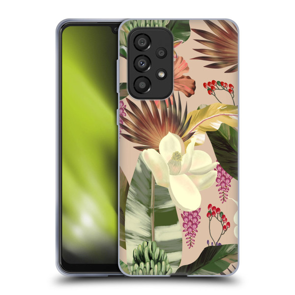 Anis Illustration Graphics New Tropicals Soft Gel Case for Samsung Galaxy A33 5G (2022)