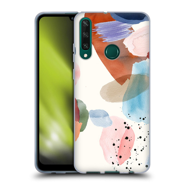 Ninola Pattern Abstract Pastel Soft Gel Case for Huawei Y6p