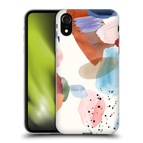 Ninola Pattern Abstract Pastel Soft Gel Case for Apple iPhone XR