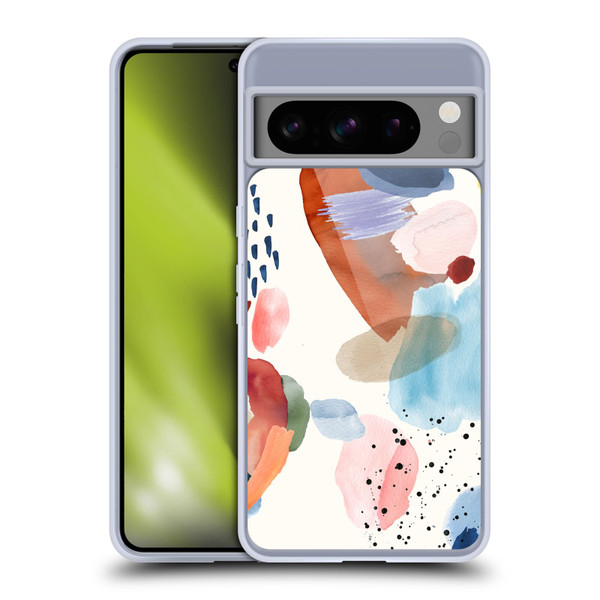 Ninola Pattern Abstract Pastel Soft Gel Case for Google Pixel 8 Pro