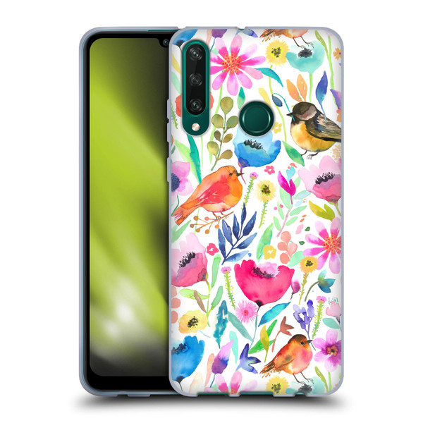 Ninola Summer Patterns Whimsical Birds Soft Gel Case for Huawei Y6p