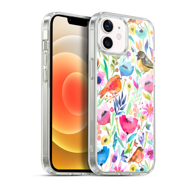 Ninola Summer Patterns Whimsical Birds Soft Gel Case for Apple iPhone 12 / iPhone 12 Pro & MagSafe