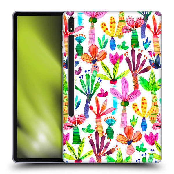 Ninola Summer Patterns Palms Garden Soft Gel Case for Samsung Galaxy Tab S8 Plus