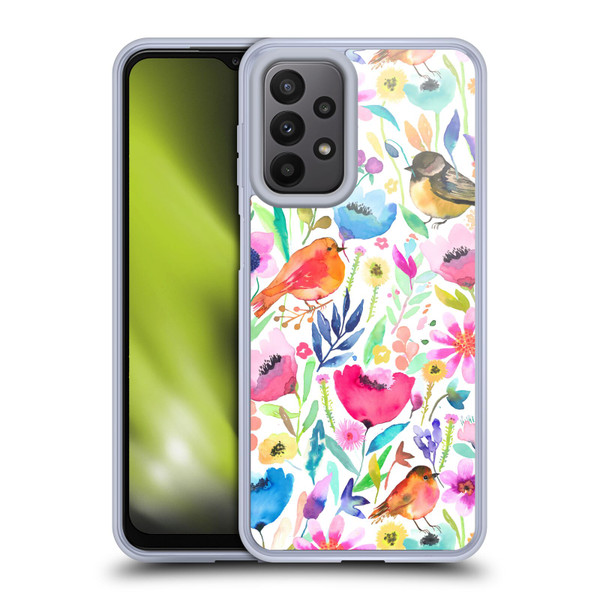 Ninola Summer Patterns Whimsical Birds Soft Gel Case for Samsung Galaxy A23 / 5G (2022)