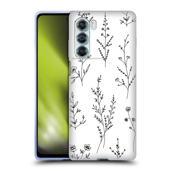 Anis Illustration Wildflowers White Soft Gel Case for Motorola Edge S30 / Moto G200 5G