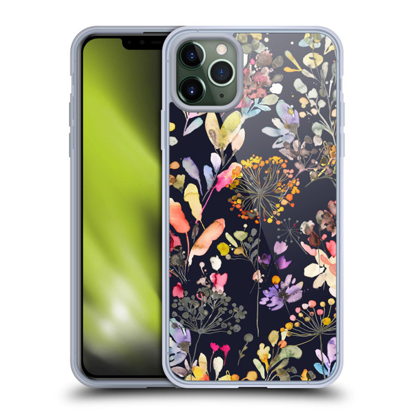 Ninola Wild Grasses Black Soft Gel Case for Apple iPhone 11 Pro Max