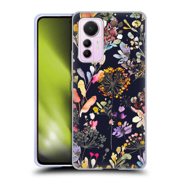 Ninola Wild Grasses Black Soft Gel Case for Xiaomi 12 Lite