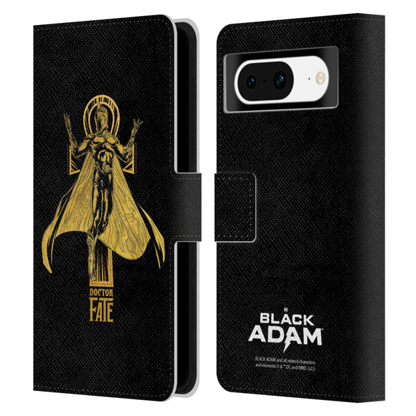 Black Adam Graphics Doctor Fate Leather Book Wallet Case Cover For Google Pixel 8
